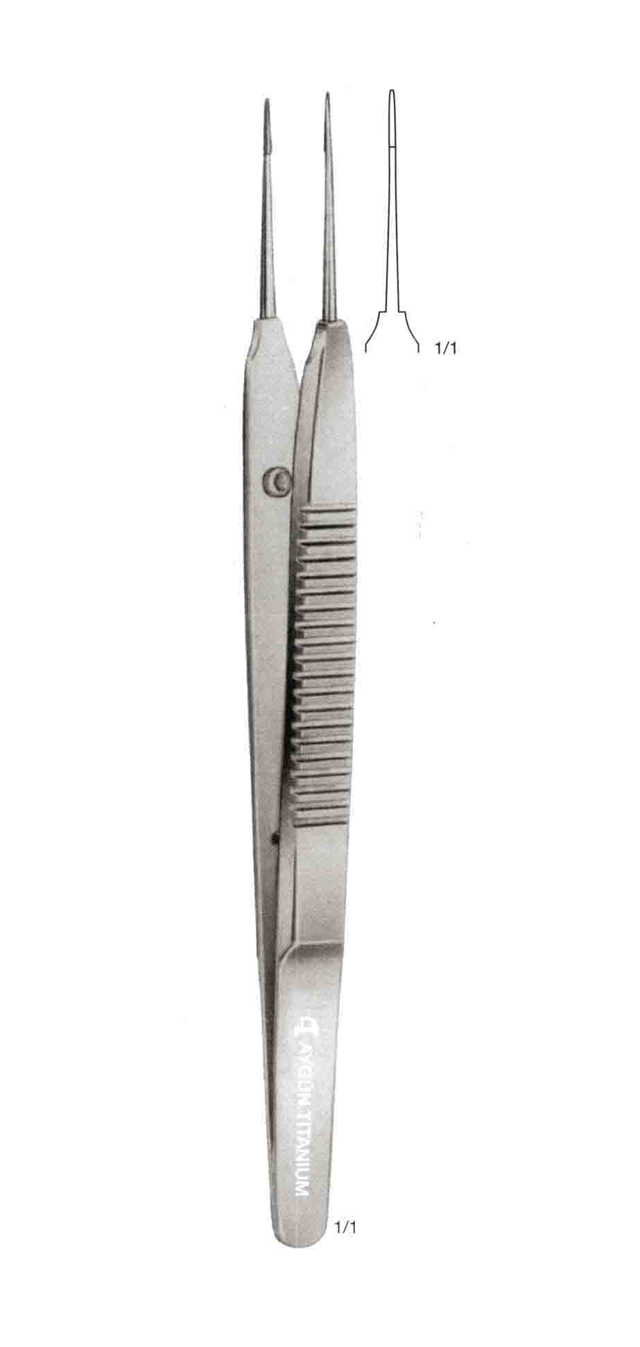 TİTANYUM MİKRO PENSET DÜZ 14CM